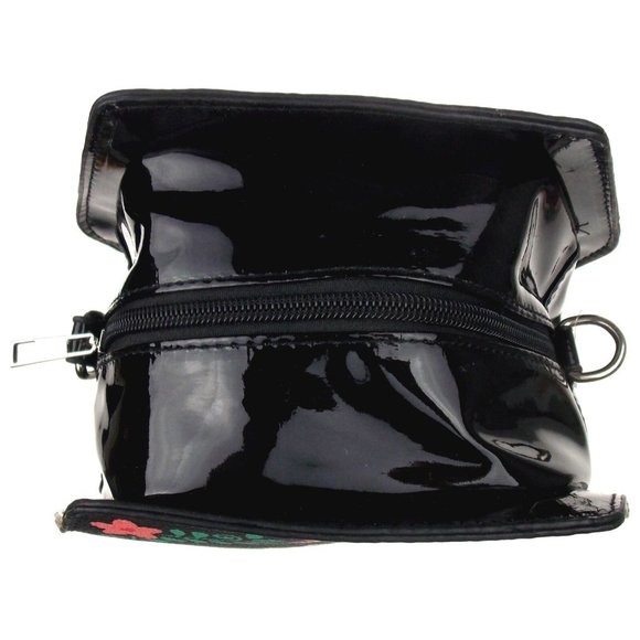 Sugar Skull Coffin Convertible Backpack Black Halloween Purse Bag Day Dead Gift